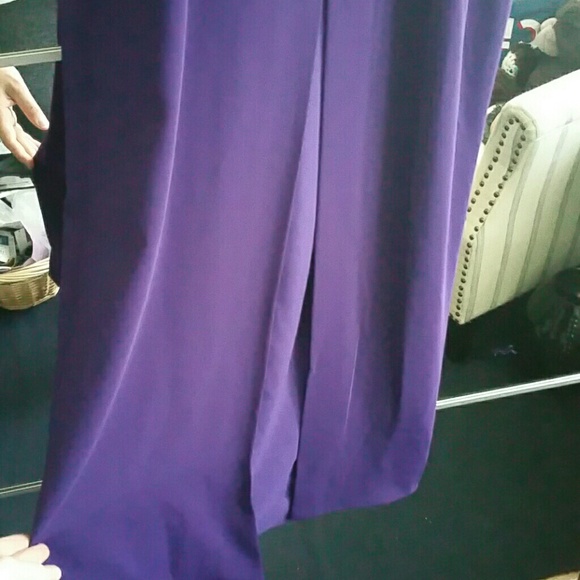 NWT Pamela Rolland Rich Purple Gown - Picture 5 of 8
